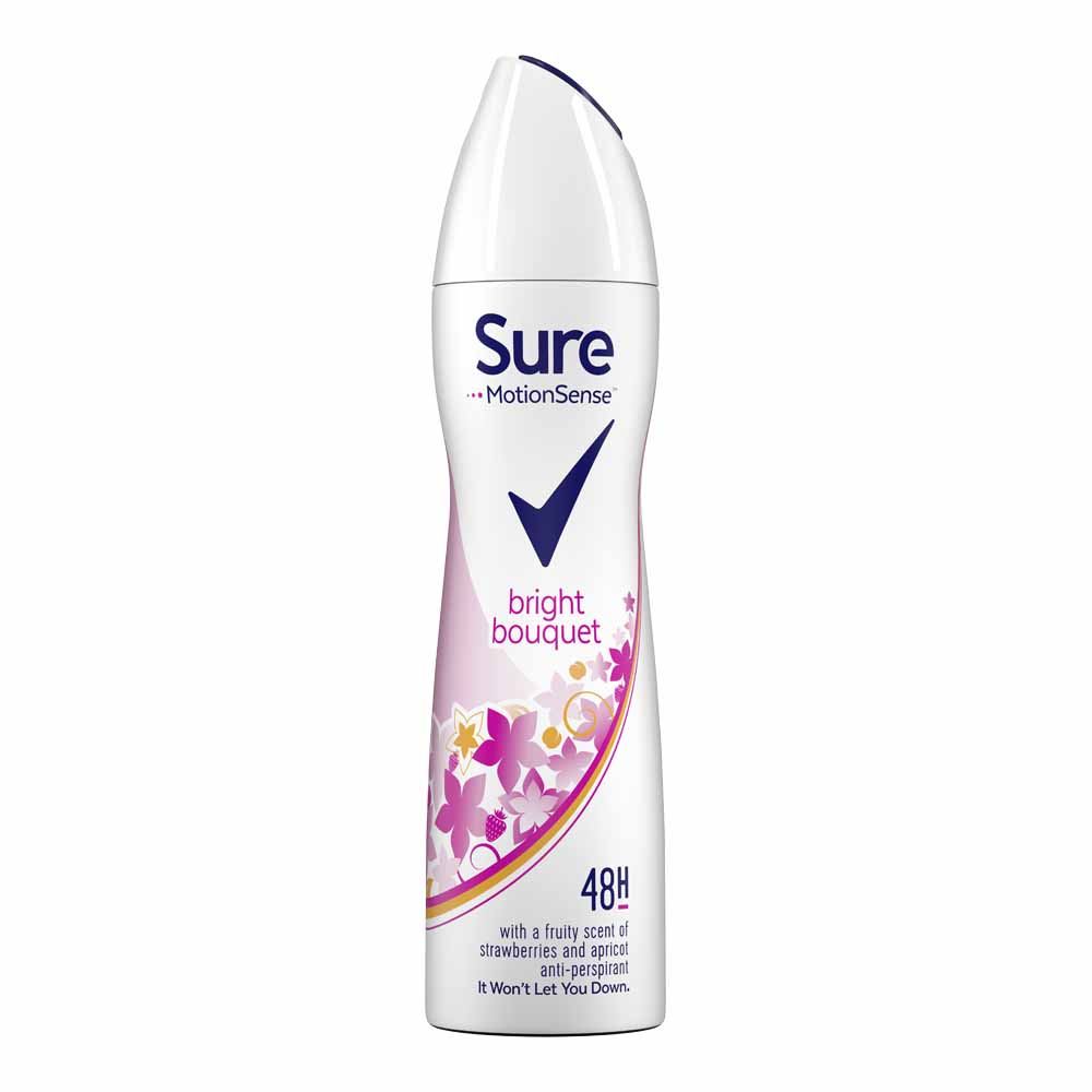 Sure Bright Spray Deodorant 150ml Image 1