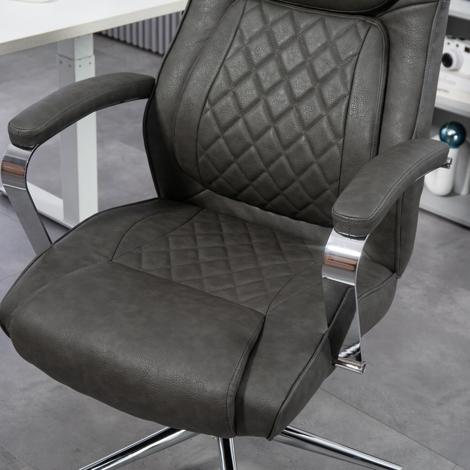 Grey Executive Office Chair Grey Image 2