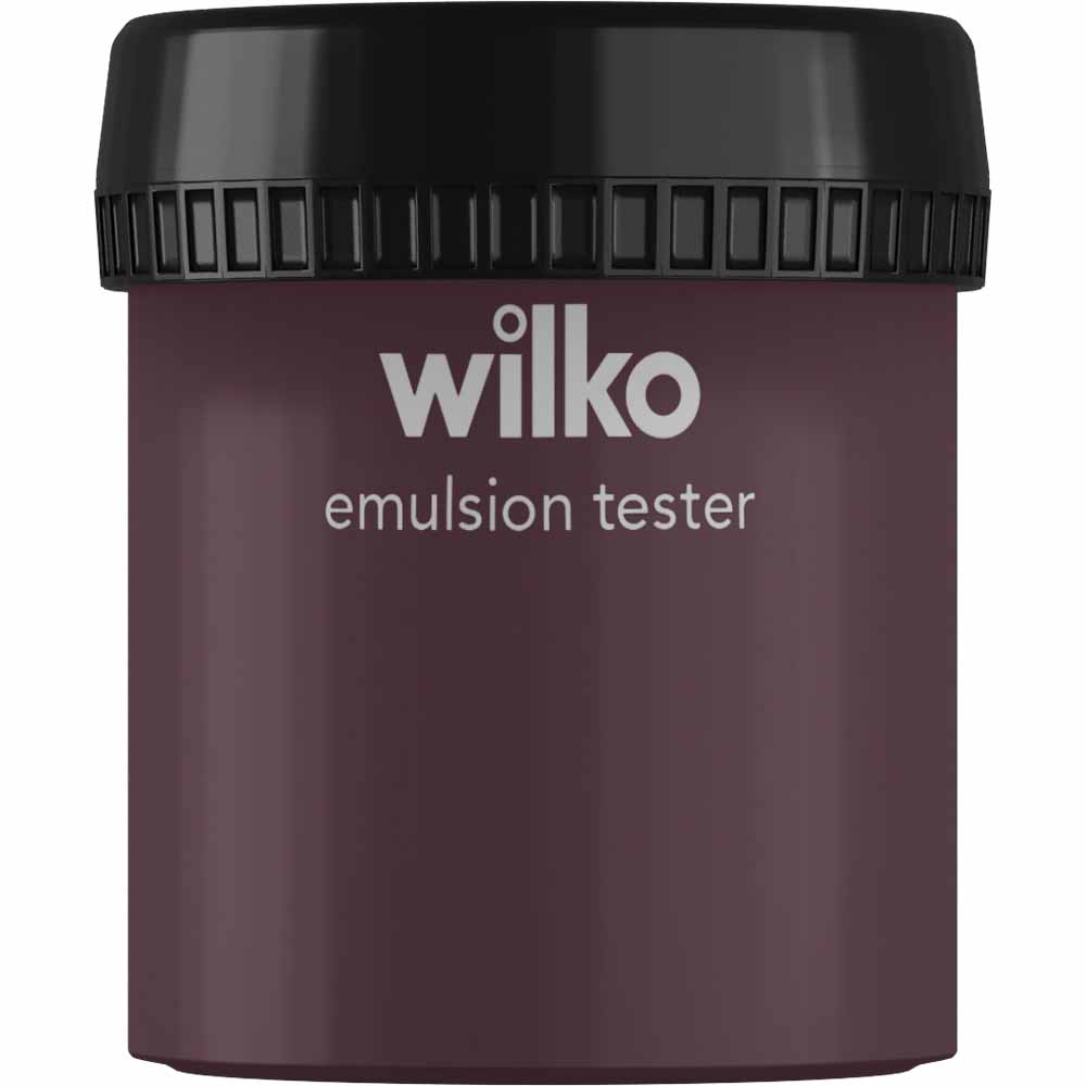 Wilko Mag Mulberry Emulsion Paint Tester Pot 75ml Image 1
