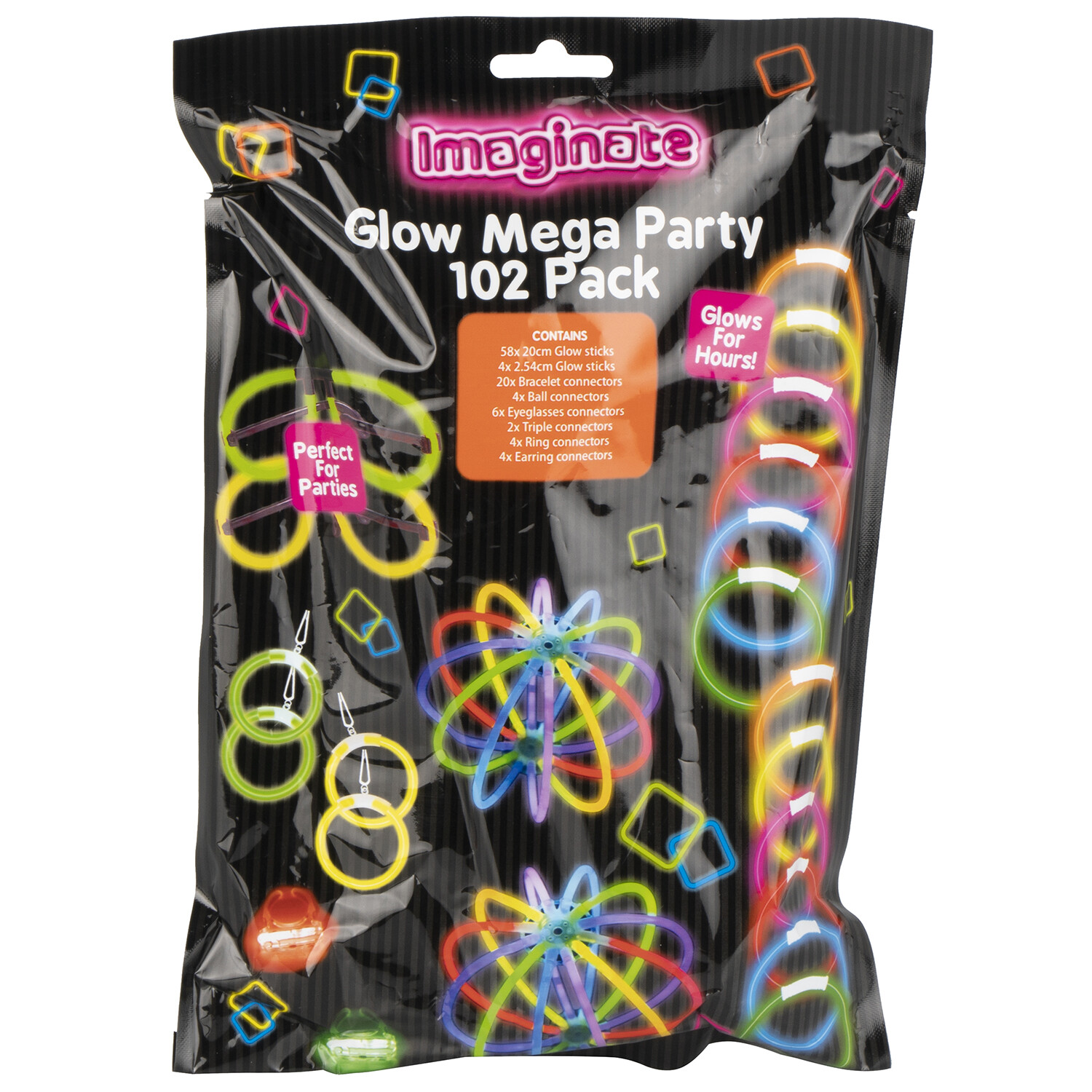 Imaginate Glow Mega Party 102 Pack Image