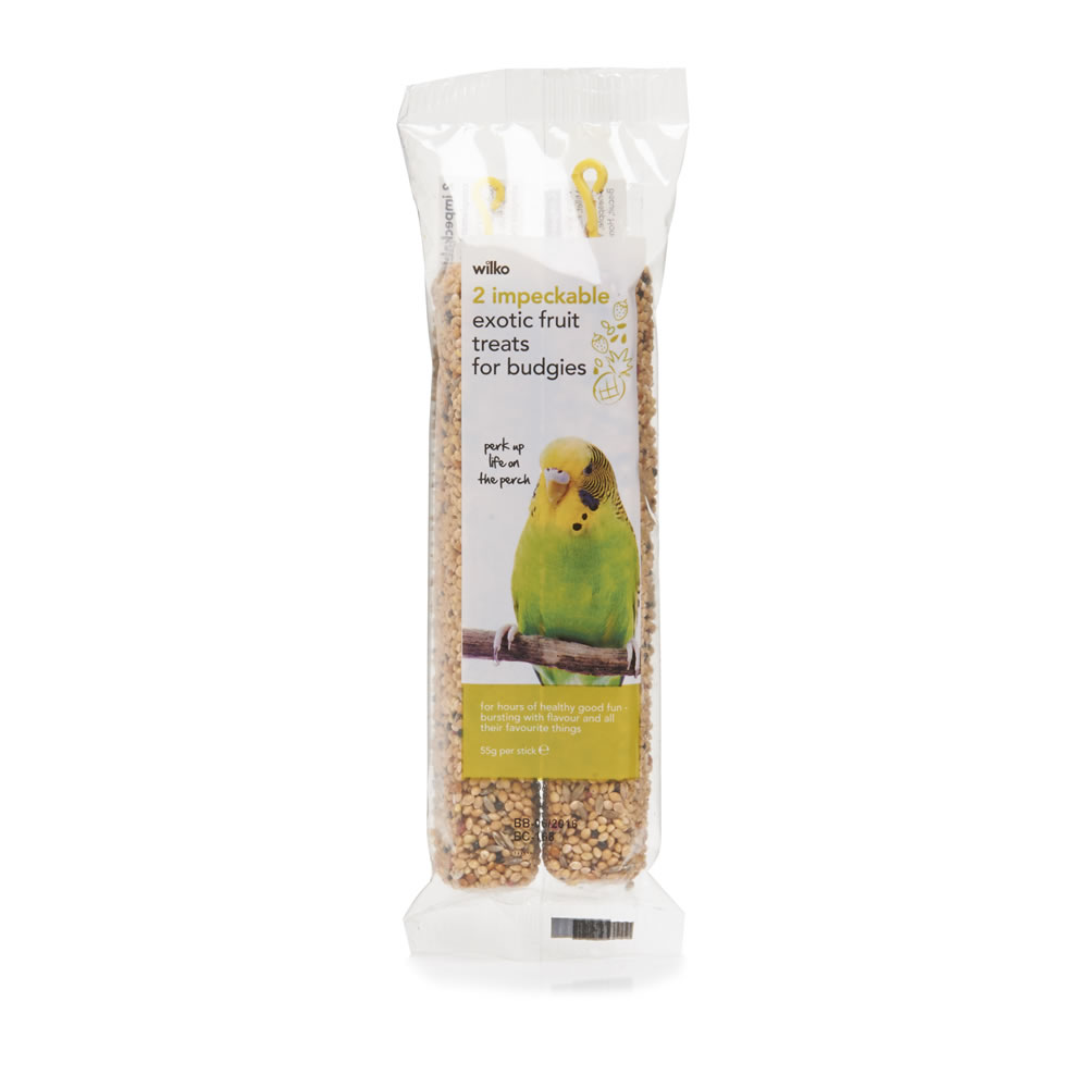 Wilko Exotic Fruits Budgie Treats 2 pack Image