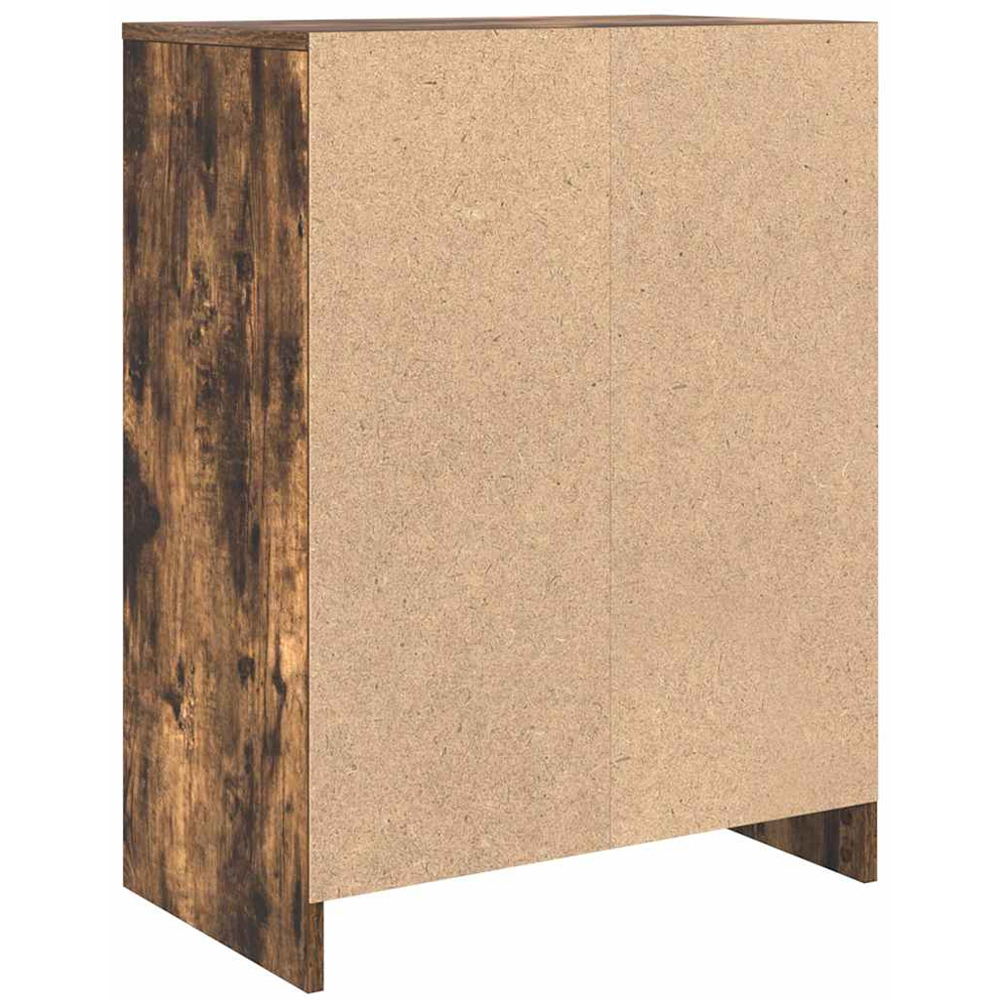 vidaXL 2 Door Smoked Oak Sideboard Image 8