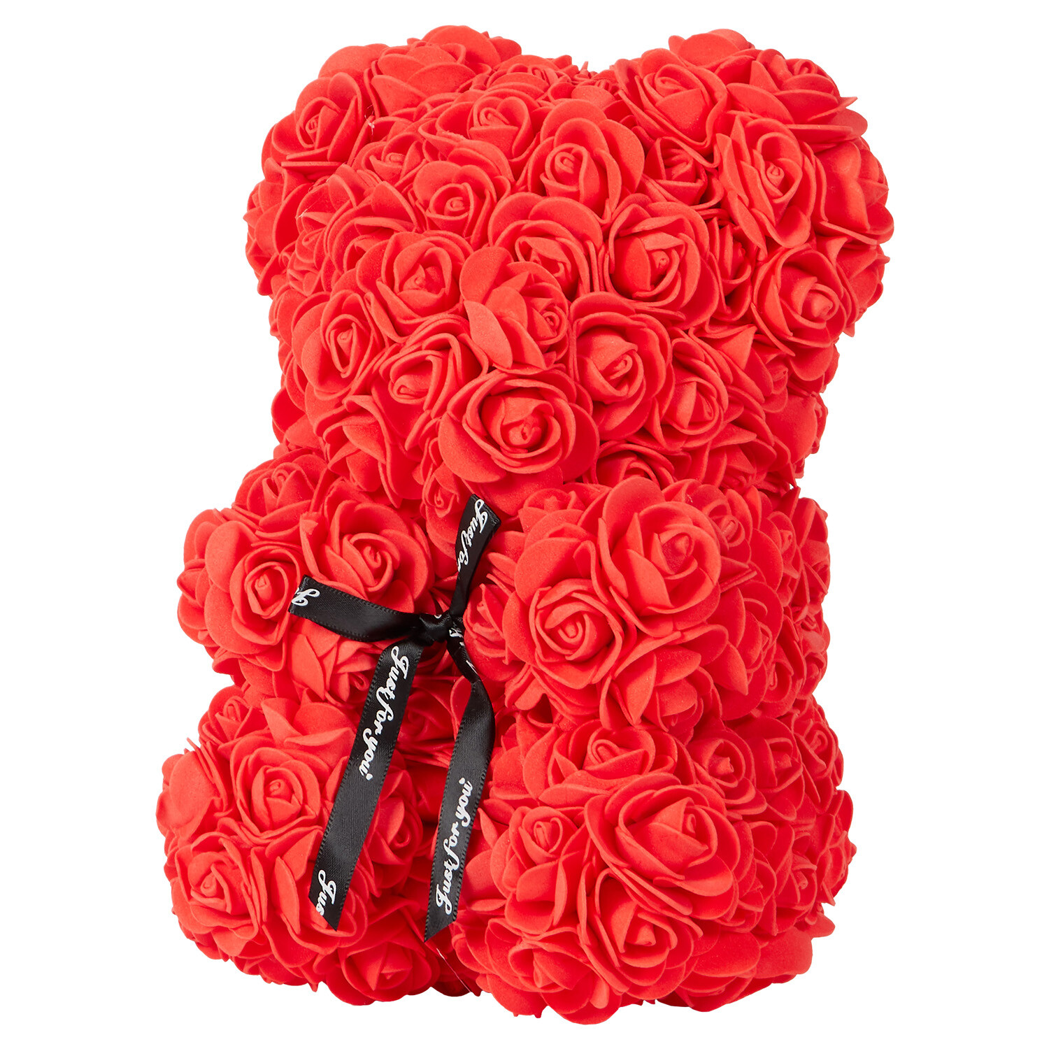 Rose Flower Bear - Red and Black Image 6