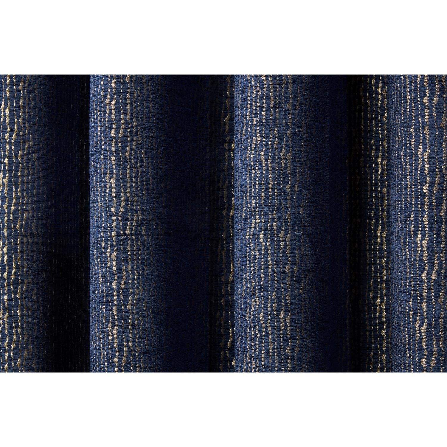 Nova Navy Eyelet Curtain 229cm Image 4