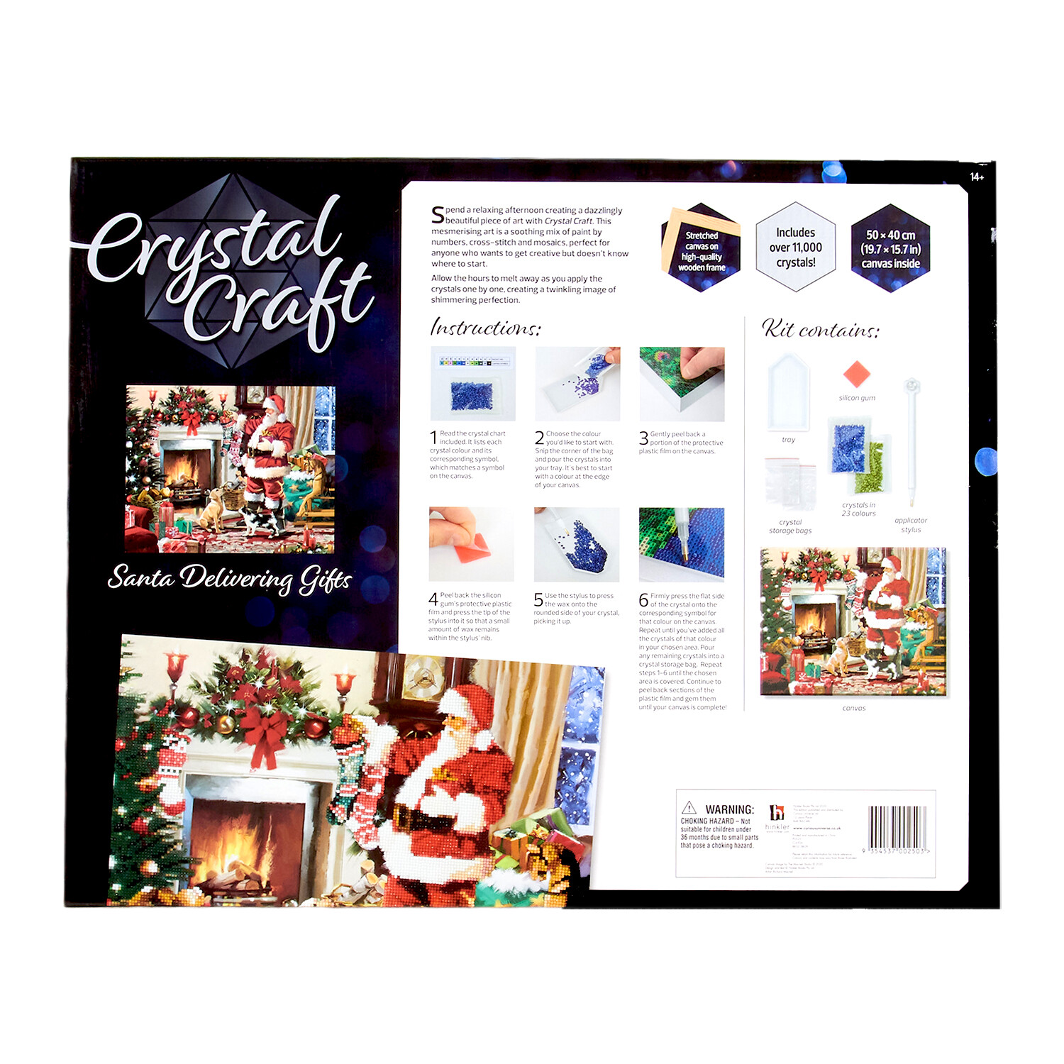 Santa Interior Crystal Craft Image 2