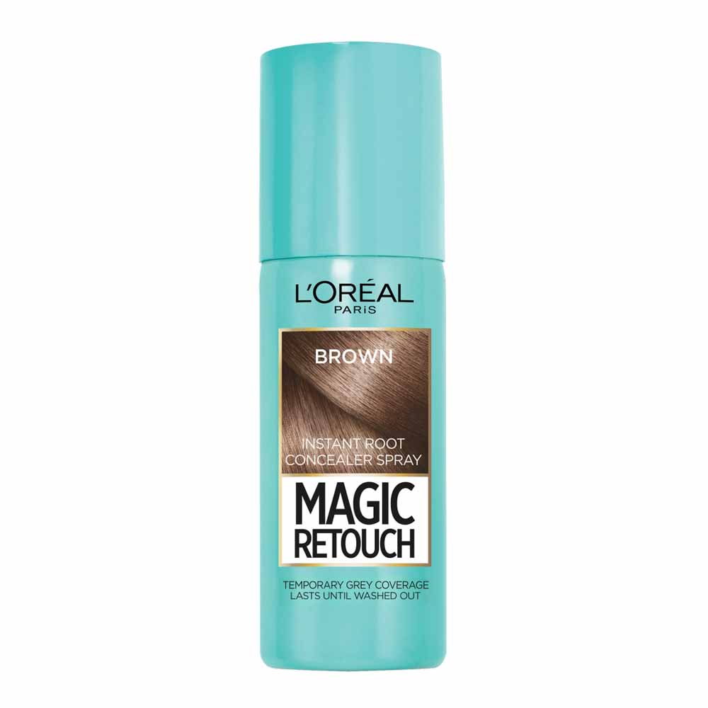 L'Oreal Paris Magic Retouch Instant Root Concealer Spray Brown Image 1