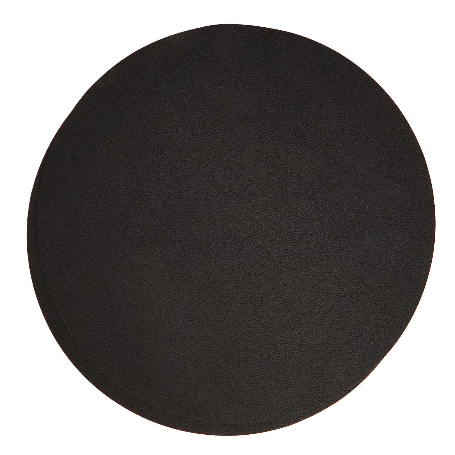 Set of 2 Round Placemats - Black Image 1
