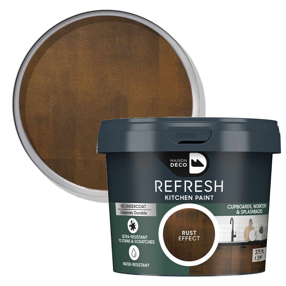 Maison Deco Refresh Kitchen Cupboards and Surfaces Rust Effect 375ml Image 1