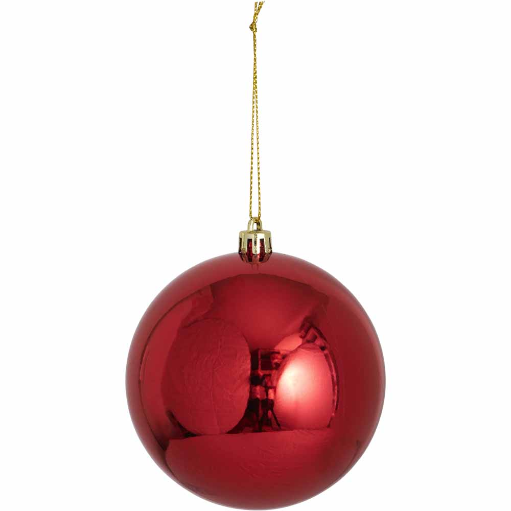 Wilko Cosy Christmas Baubles 7 Pack Image 3