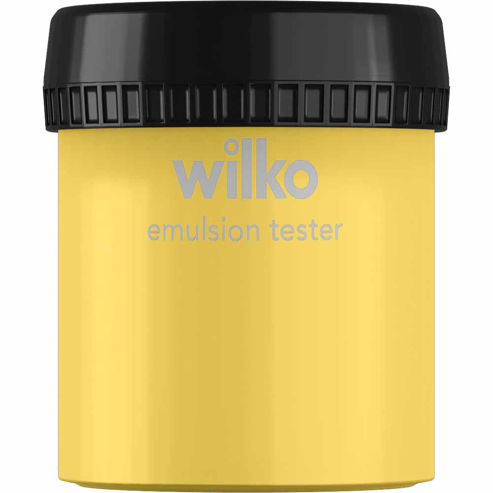 Wilko Bumble Bee Emulsion Paint Tester Pot 75ml Image 1