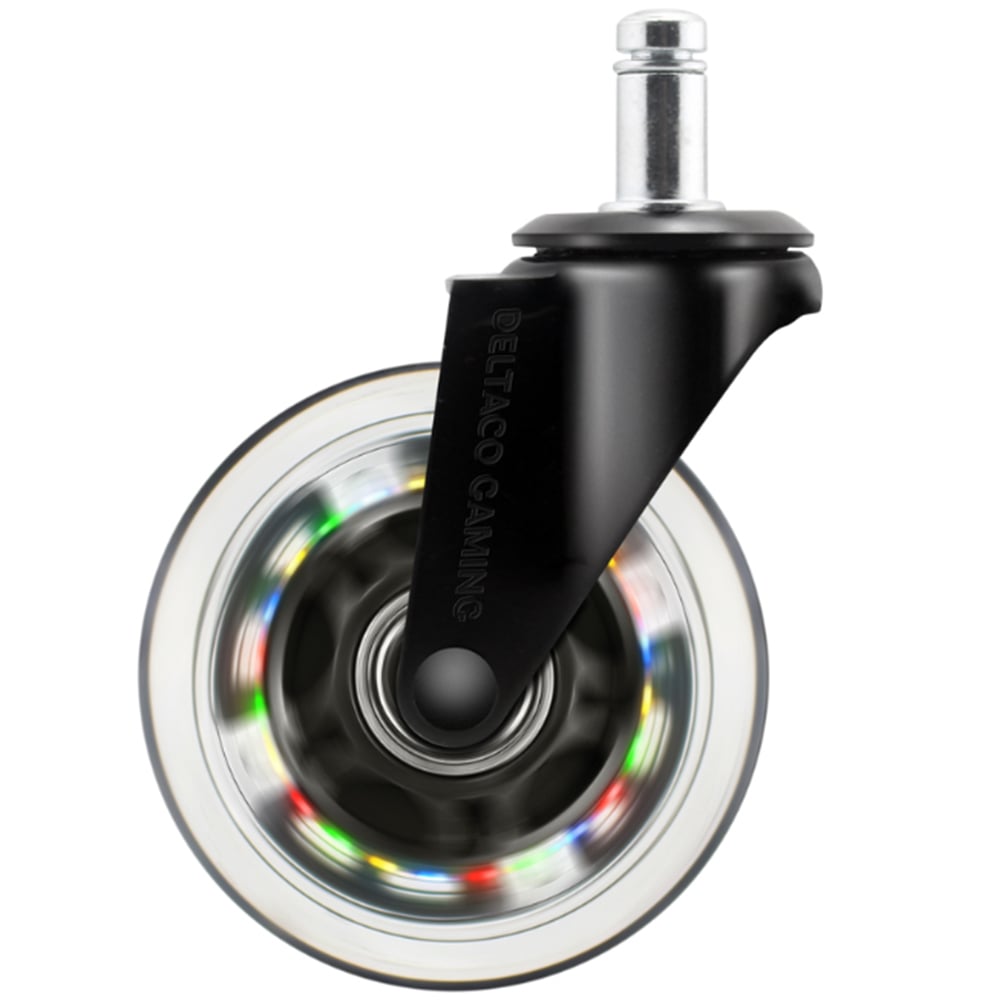 Deltaco RGB Motion Powered LED Gaming Chair Caster 5 Pack Image 5