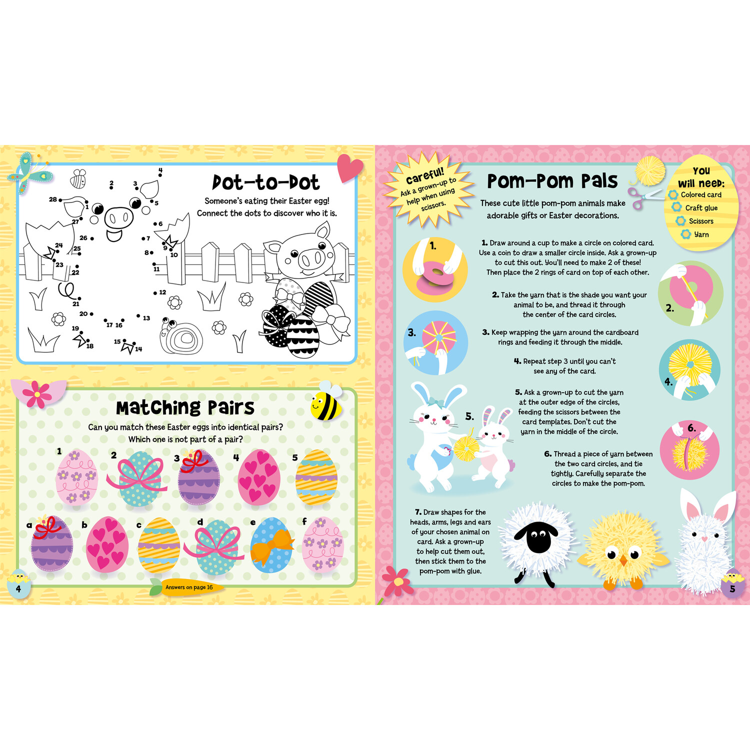 Sheep or Bunny Sticker Book Image 4
