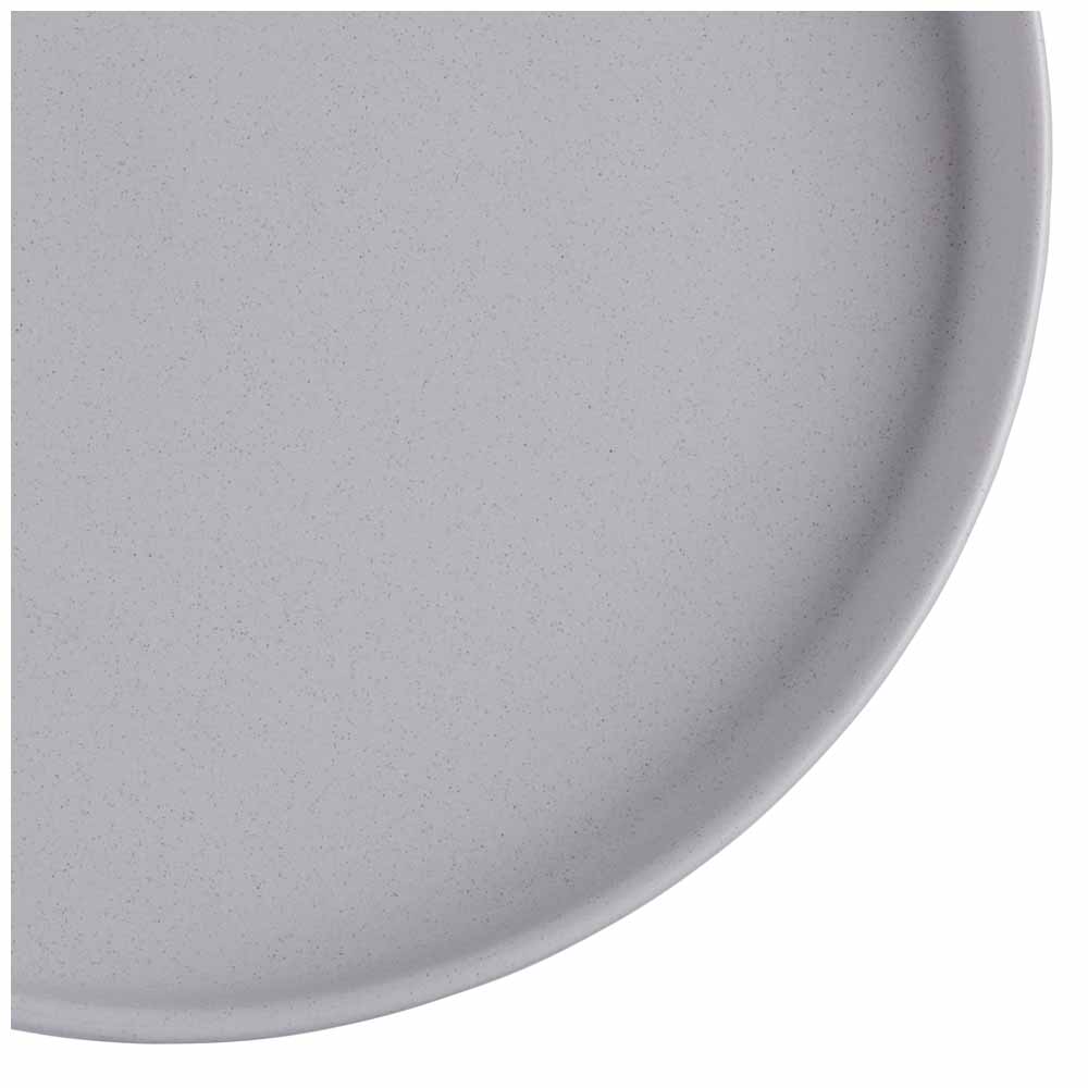 Wilko Cool Grey Speckled Dinner Plate Image 3