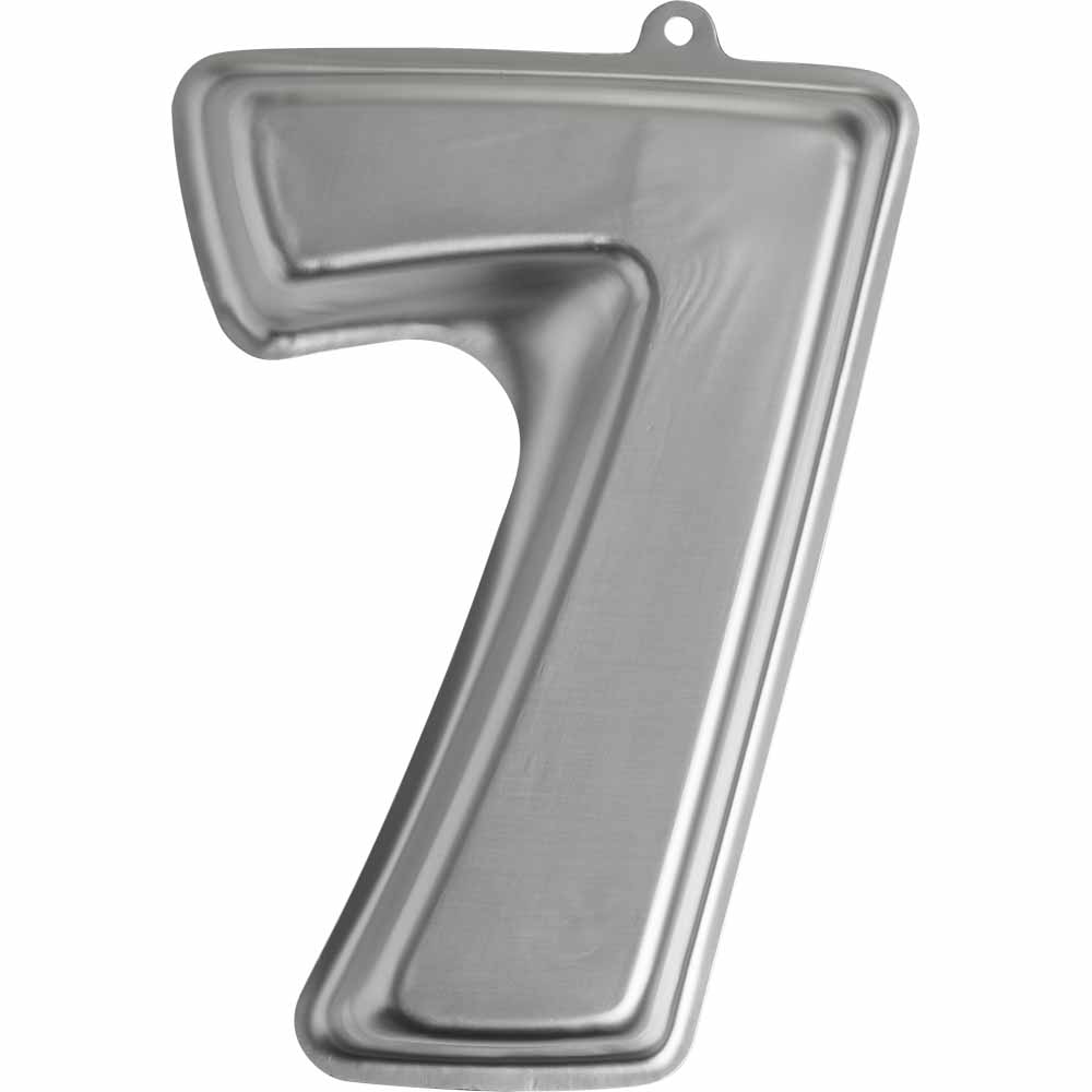 Wilko Number 7 Seven Shape Cake Tin Wilko