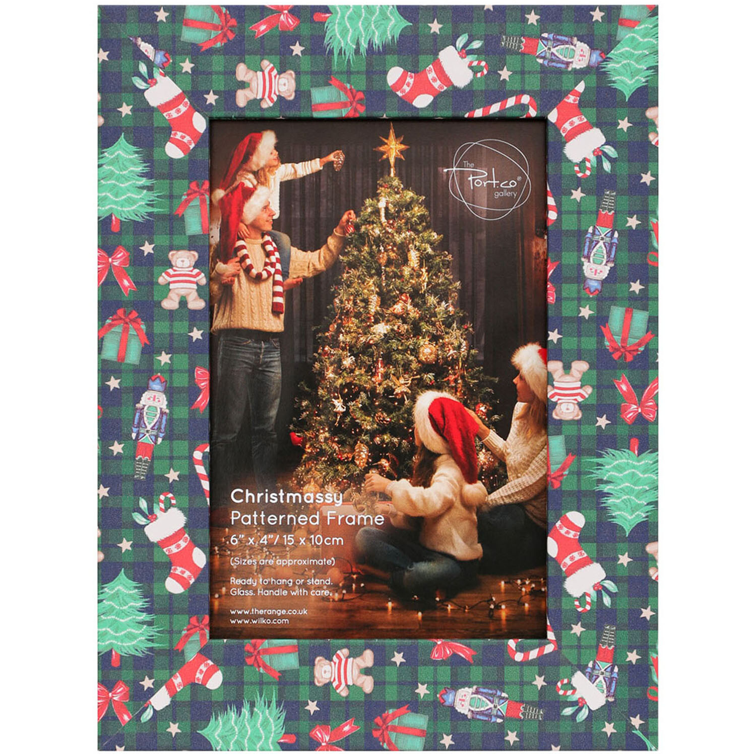 Christmas Patterned Frame Image 1