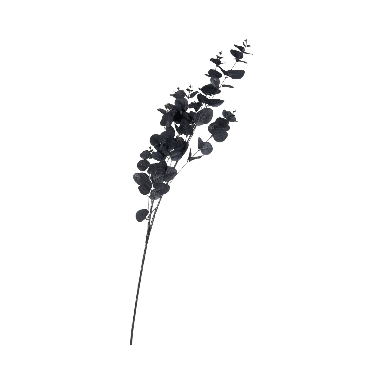 Faux Silk Eucalyptus Stem - Black Image 1