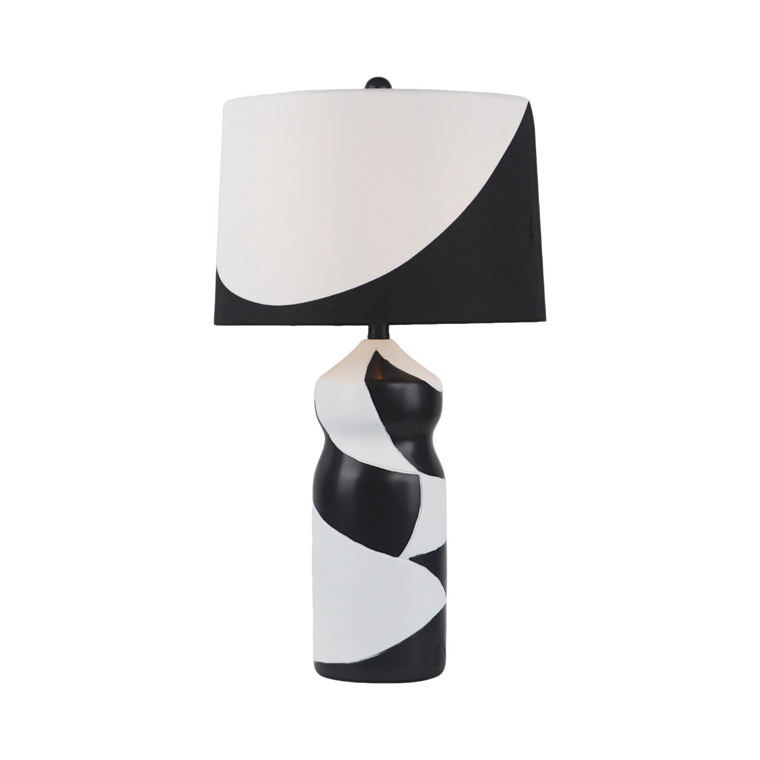 Tansy Table Lamp - Black and White Image