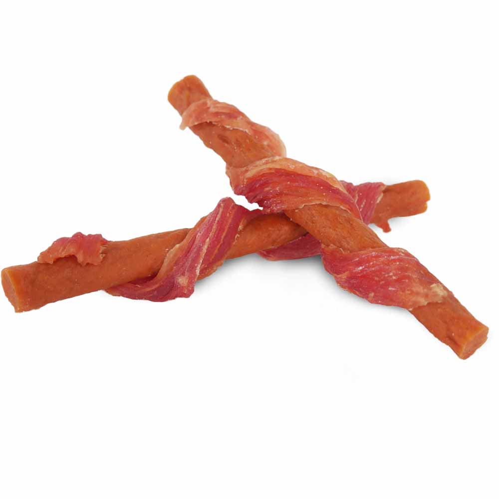 Wilko Turkey Wrapped Carrot Twists Dog Treats 80g Image 2
