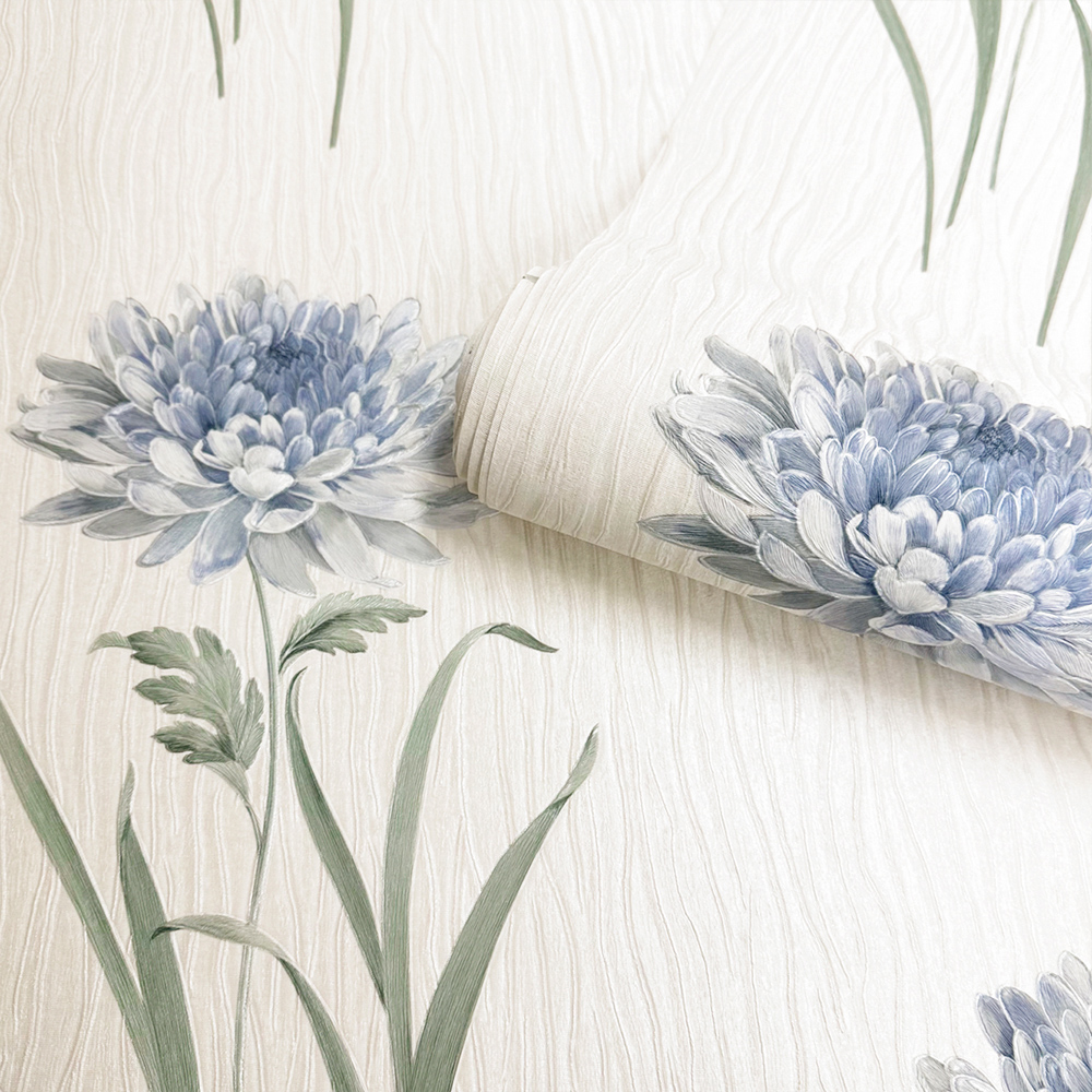 Belgravia Decor Tiffany Bella Blue Wallpaper Image 5