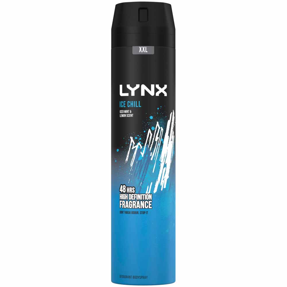Lynx XXL Ice Chill Aerosol Bodyspray 250ml Image 1