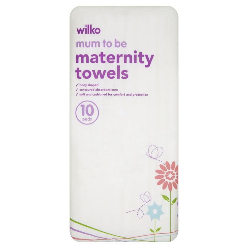 Wilko Mum to Be Maternity Towels 10 pack Image