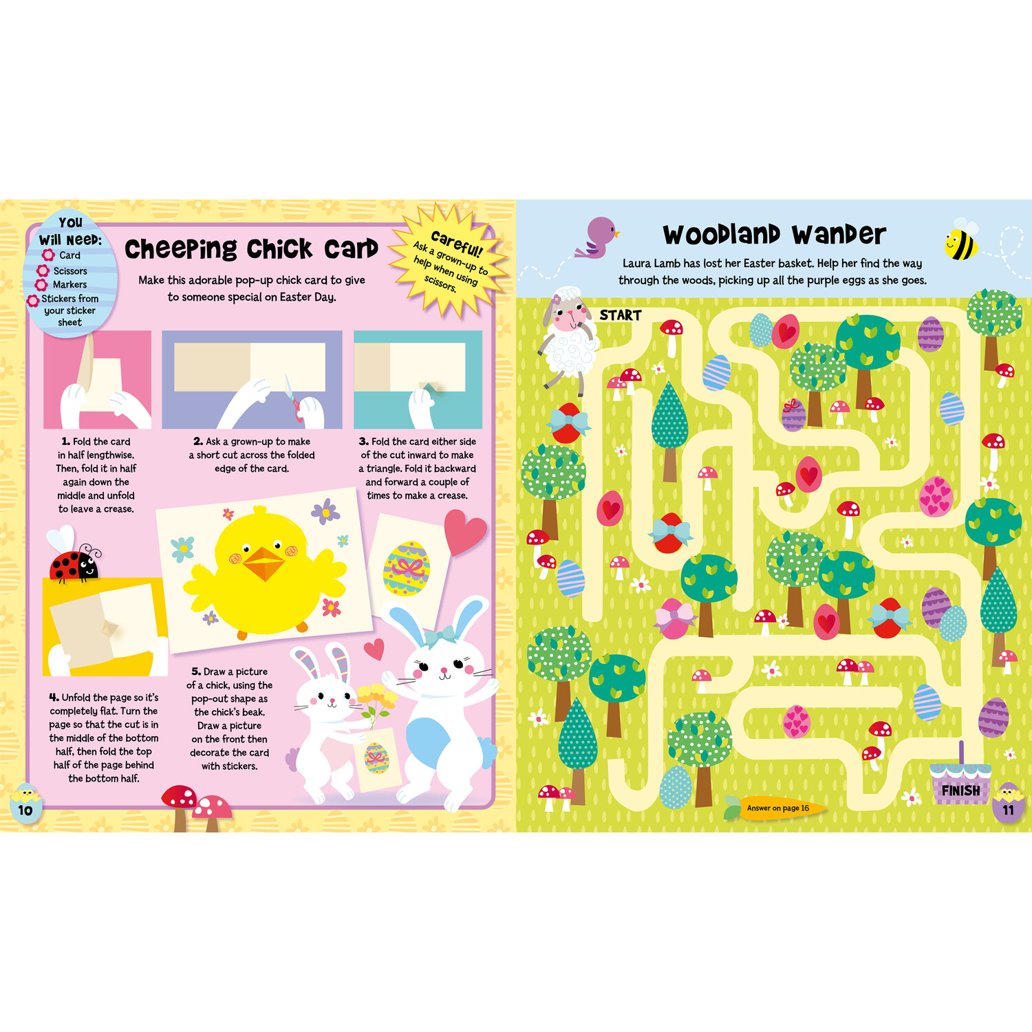 Sheep or Bunny Sticker Book Image 7