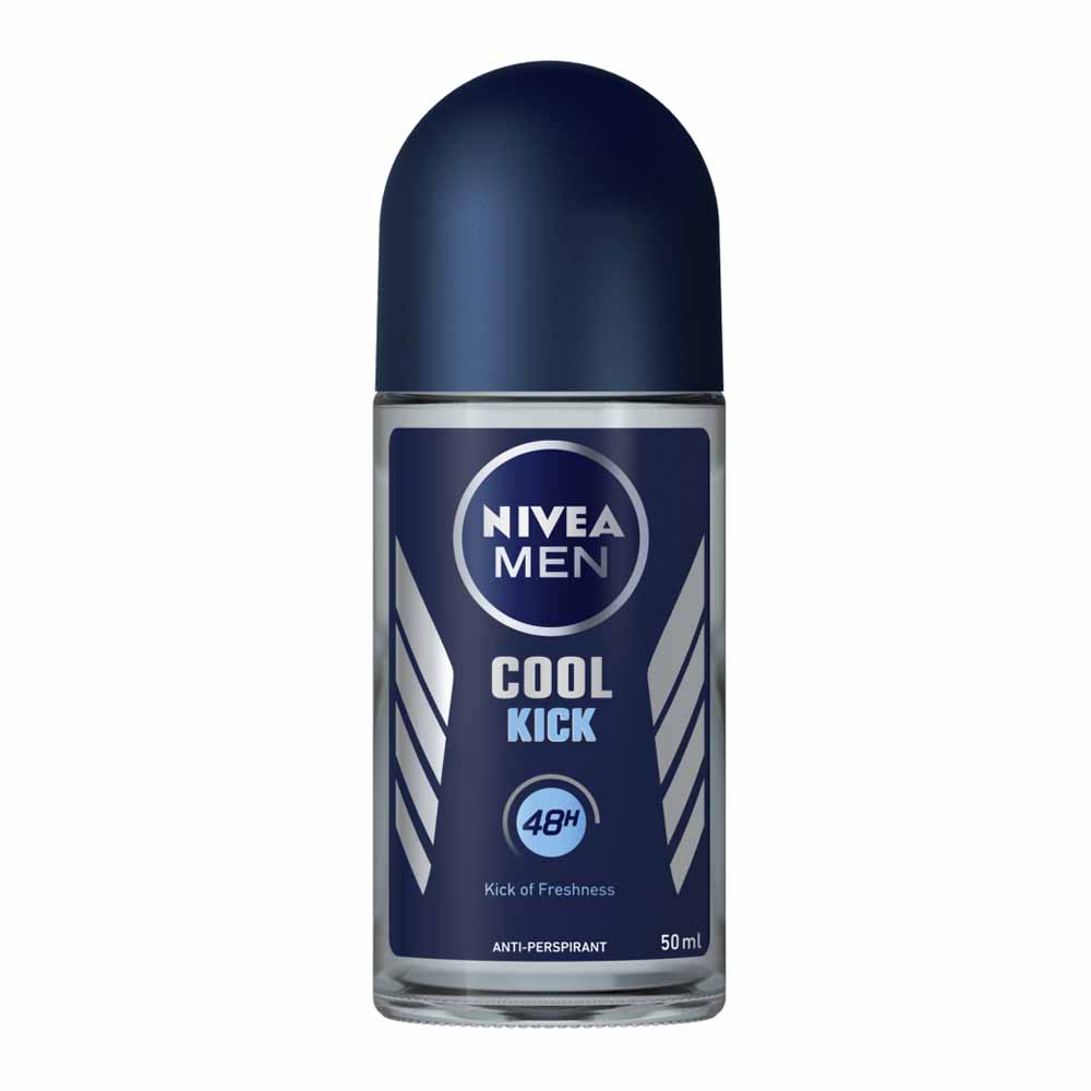 Nivea Men Cool Kick Anti Perspirant Deodorant Roll Roll-On 50ml Image