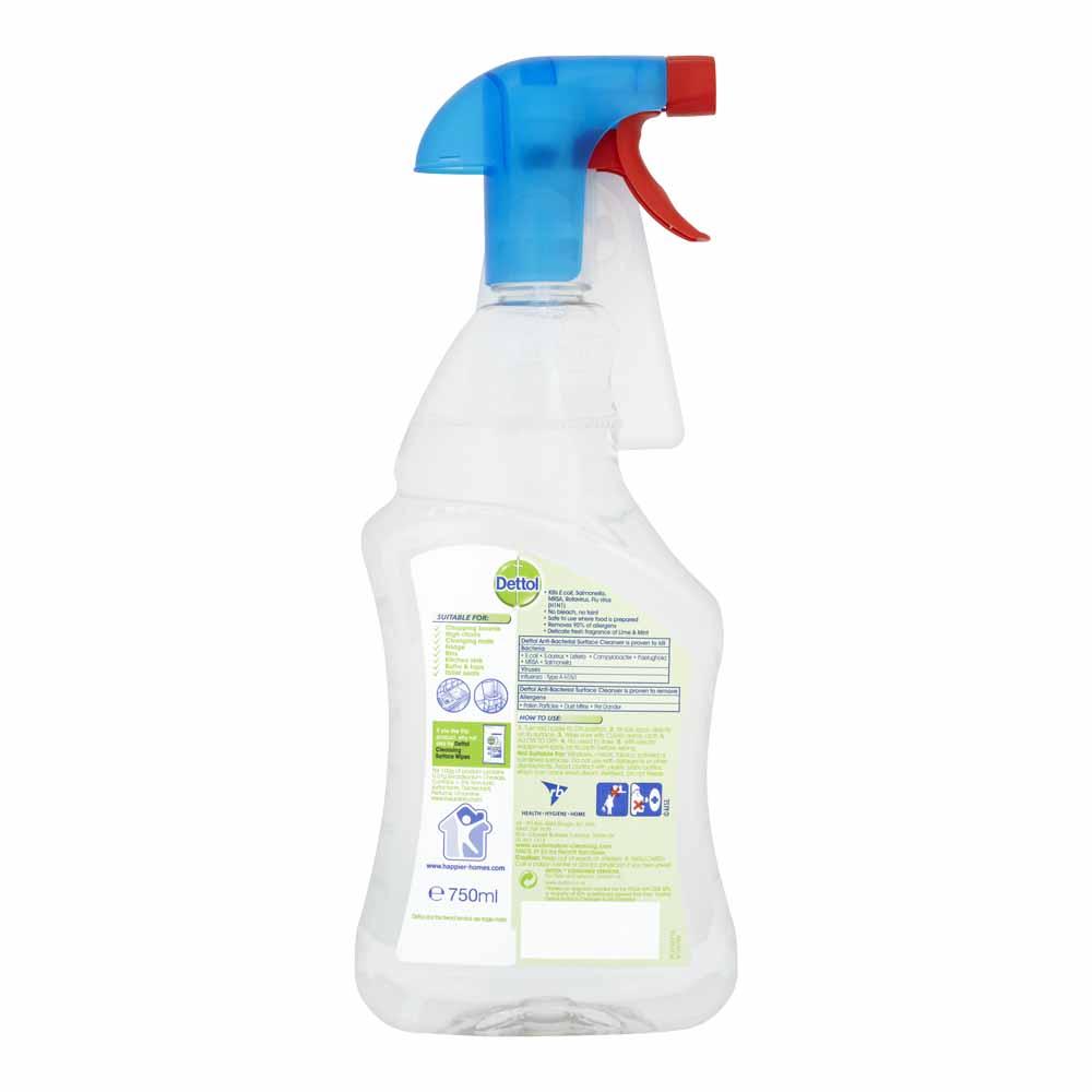 Dettol Surface Cleanser Lime Case of 6 x 750ml Image 4