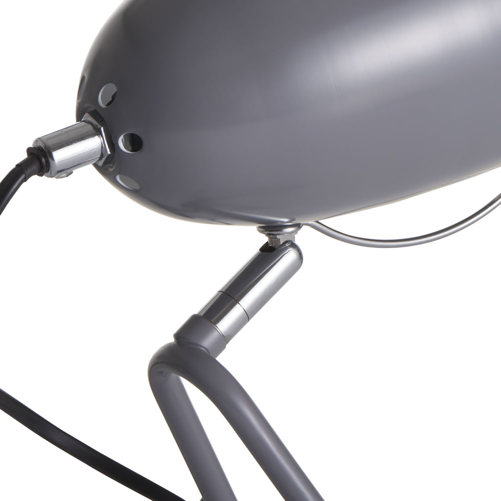 Wilko Designo Grey Desk Lamp Image 5