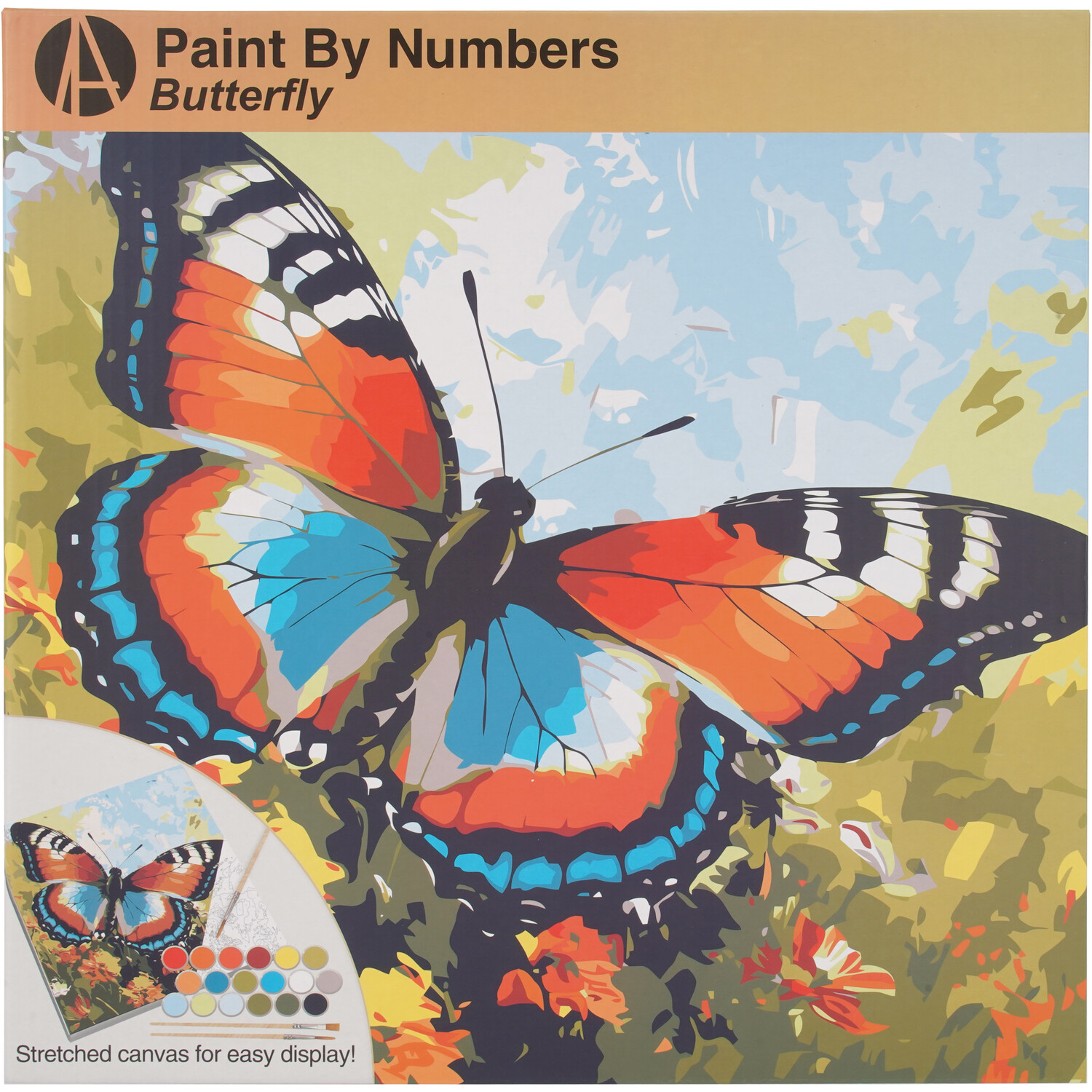 Paint By Numbers Flower or Butterfly Kit Image 2