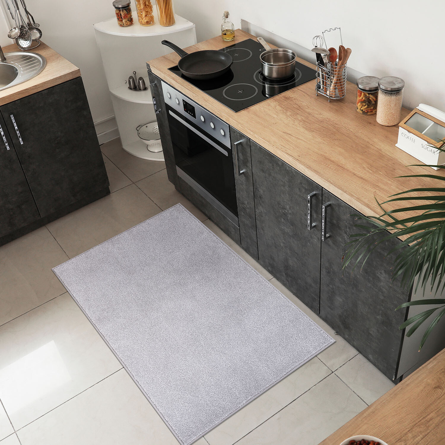 Glam Washable Rug - Silver Image 5