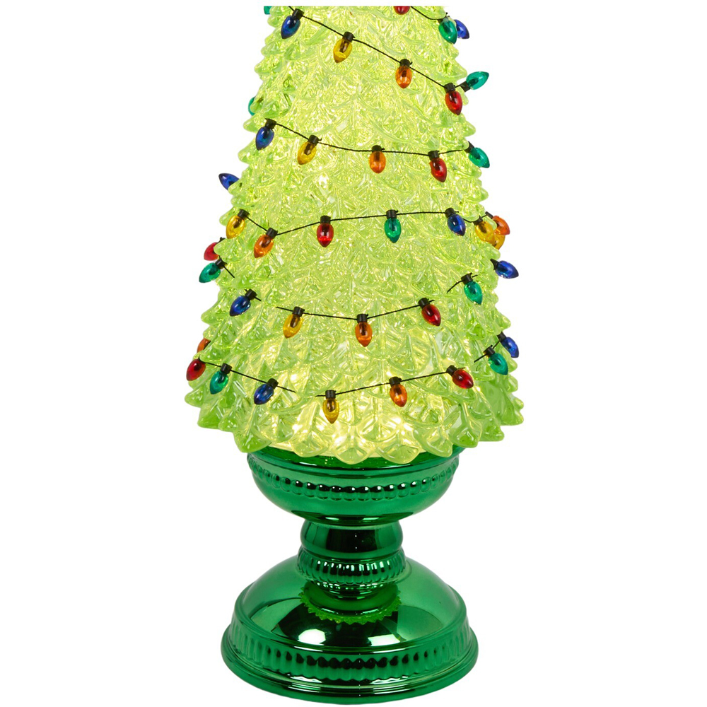 Glitter Spinning Grumble Christmas Tree Green Image 6