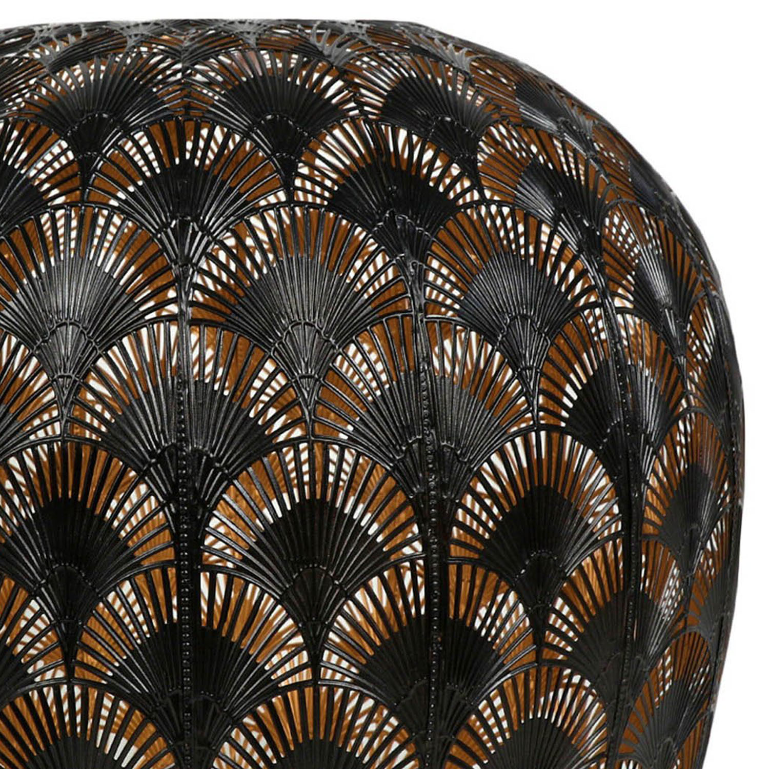 Black and Gold Morrocan Dome Pendant Light Image 3