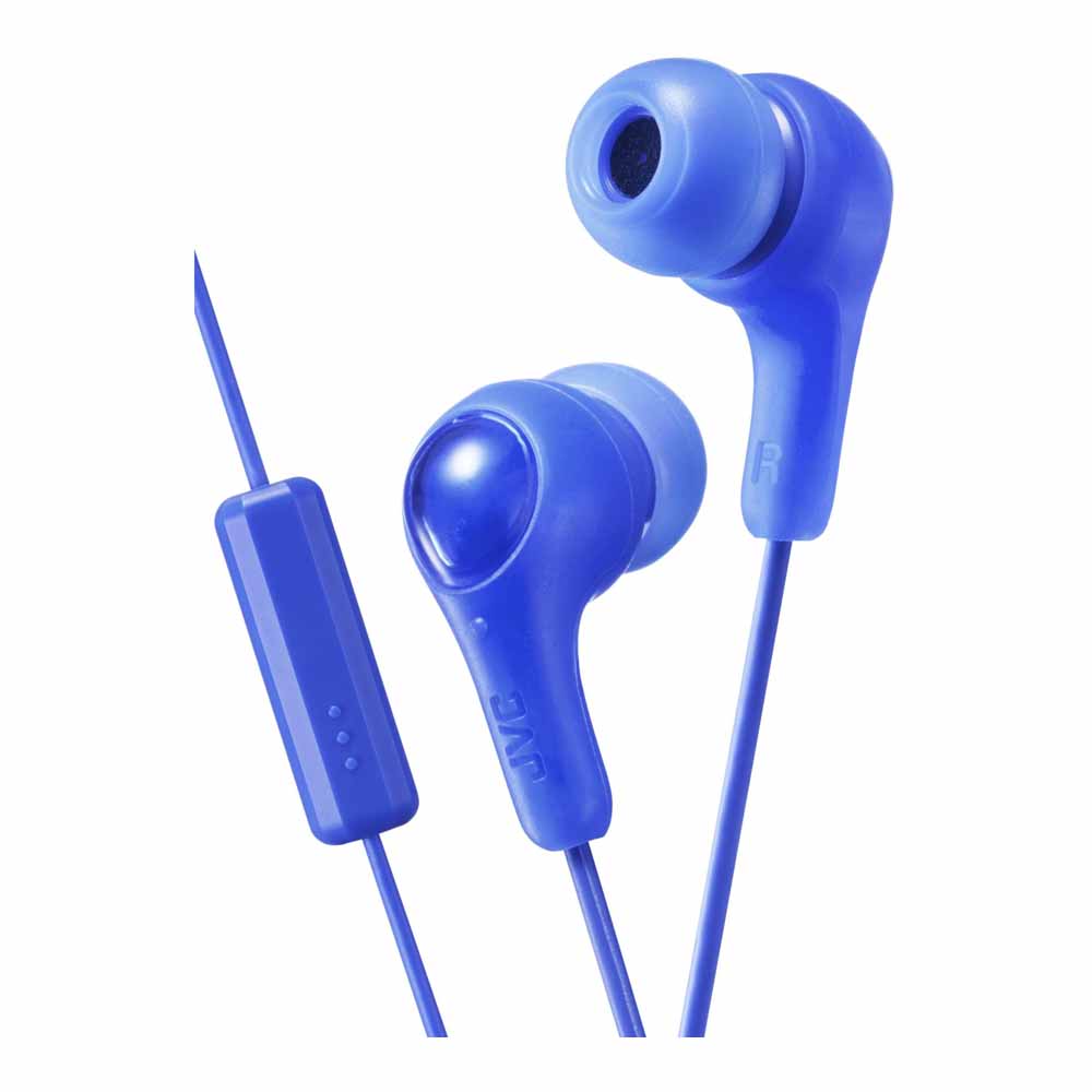 JVC Gumy In Ear Headphone with Mic Blue Image 2