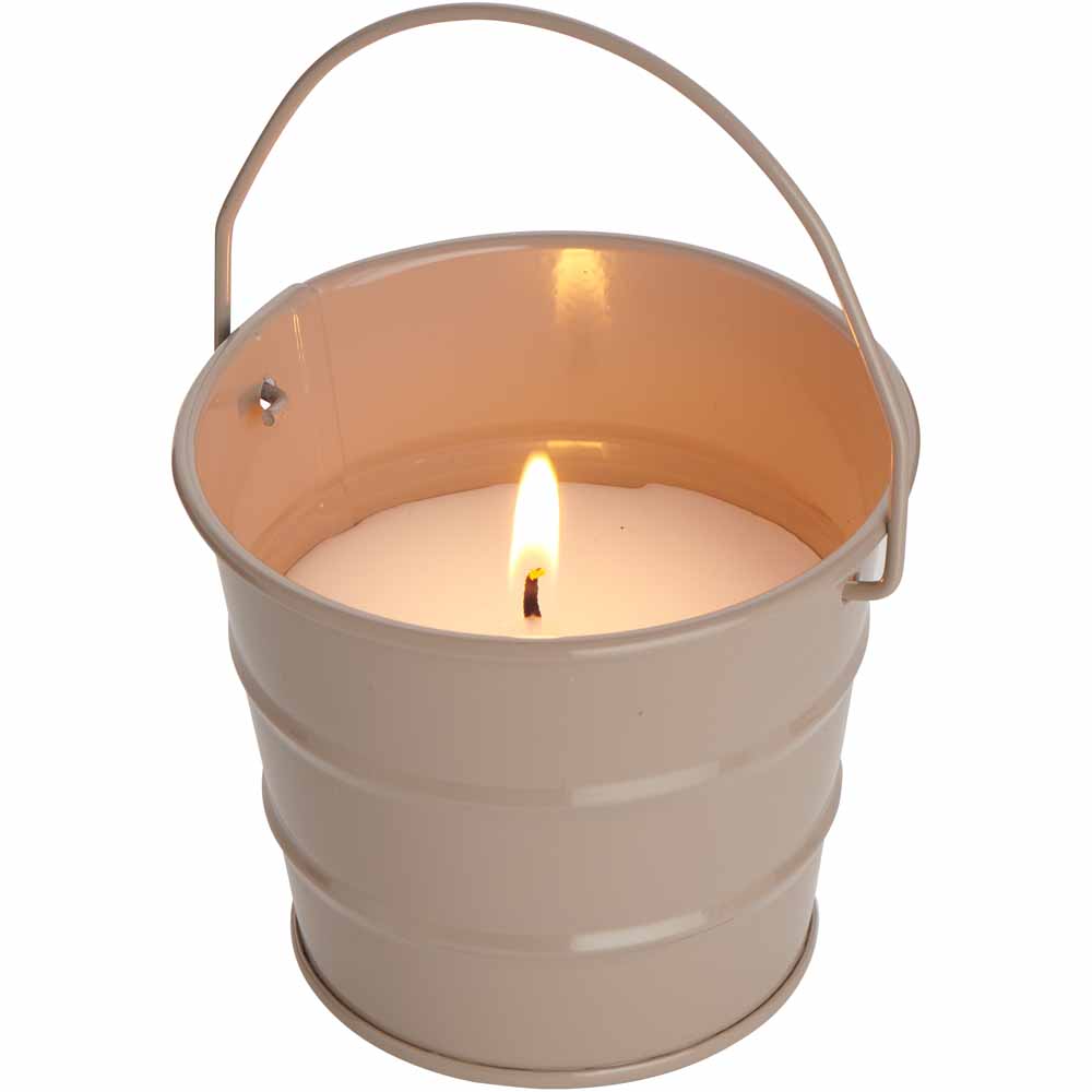 Wilko Bucket Citronella Candle 3pk Image 6