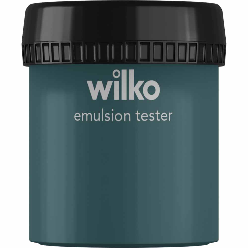 Wilko Jaded Teal Emulsion Paint Tester Pot 75ml Image 1
