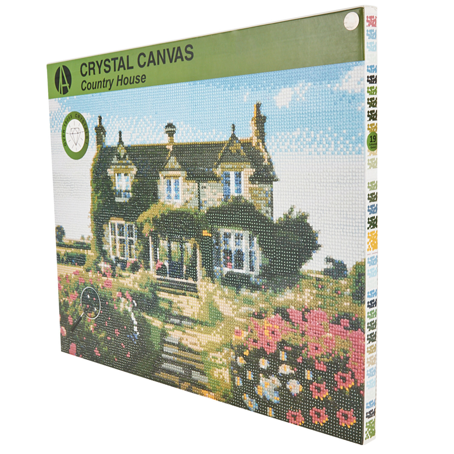 Country House Crystal Canvas - Multicolour Image 2