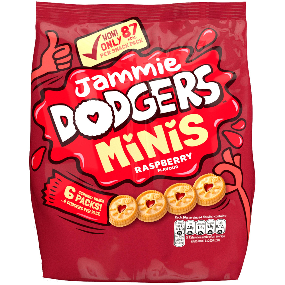 Jammie Dodgers Minis 6 Pack Image