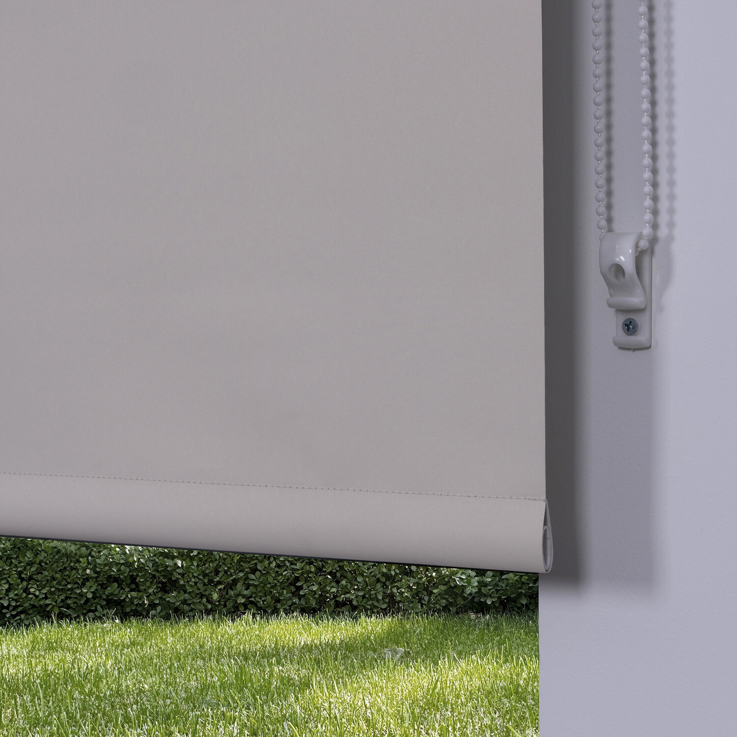 Plain Blackout Blinds - Light Taupe / 120cm Image 2