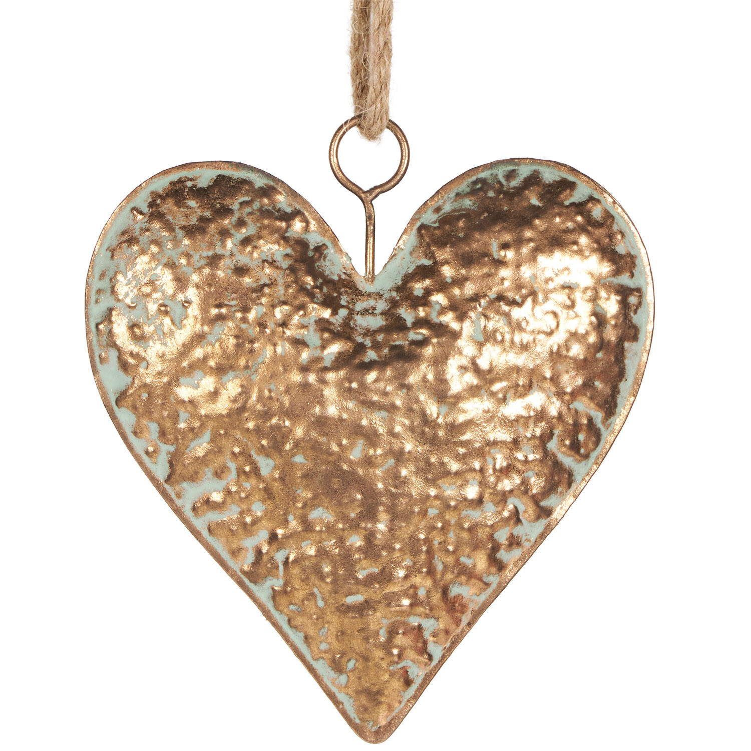 Gold Hanging Heart Image 4