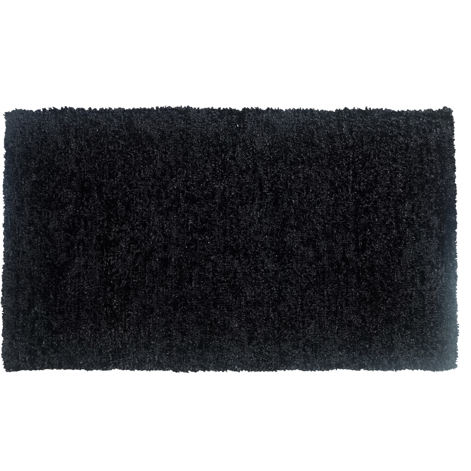 Chenille Luxe Rug - Black Image