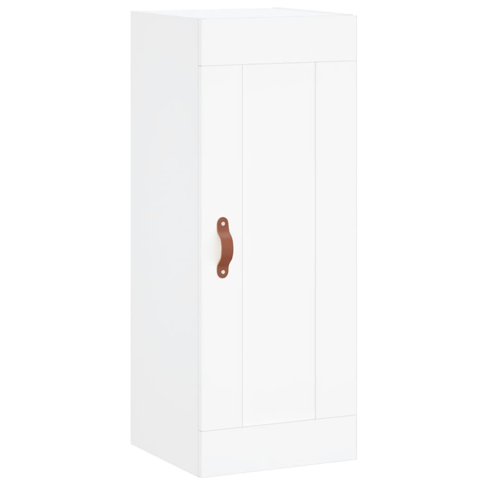 vidaXL Single Door 2 Drawer 2 Shelf White Highboard Image 7