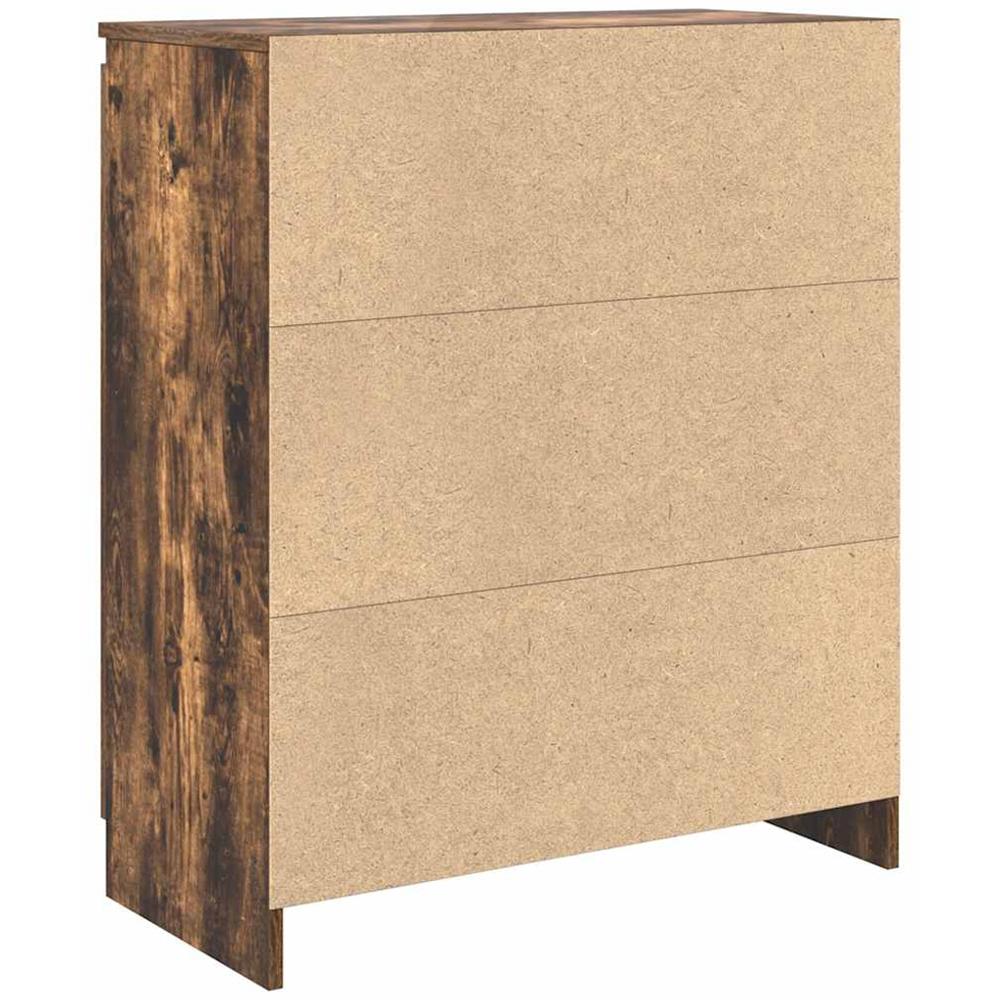 vidaXL 2 Door Single Drawer 3 Shelf Sonoma Oak Sideboard Image 7