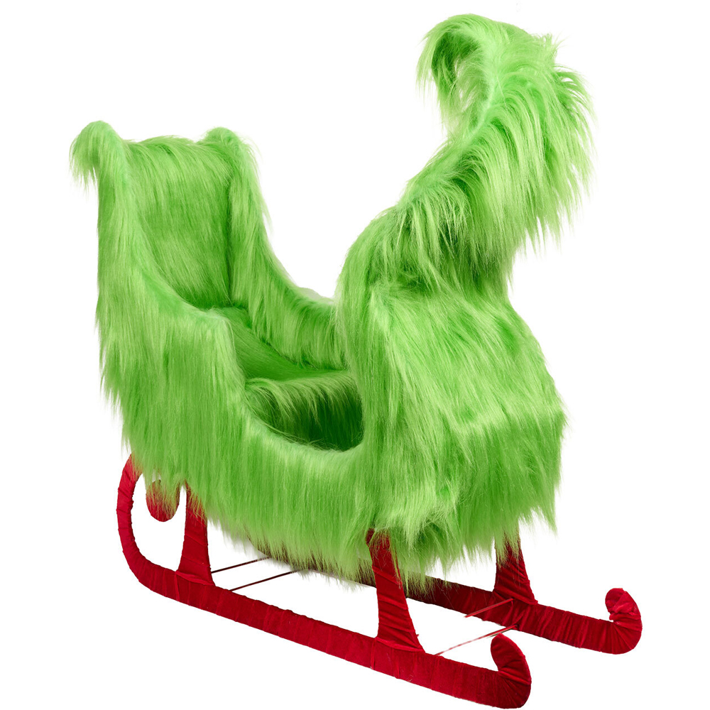 Large Grumble Fur Sleigh Green Image 6