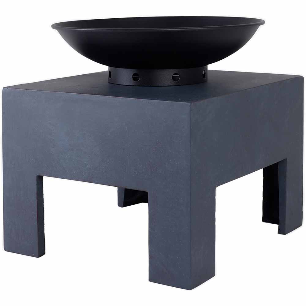 Charles Bentley Large Fire Bowl With Square Stand Image 2