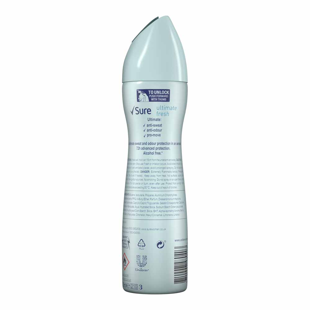 Sure Advanced Protection Women Anti-perspirant Deodorant Ultimate 200ml Image 4