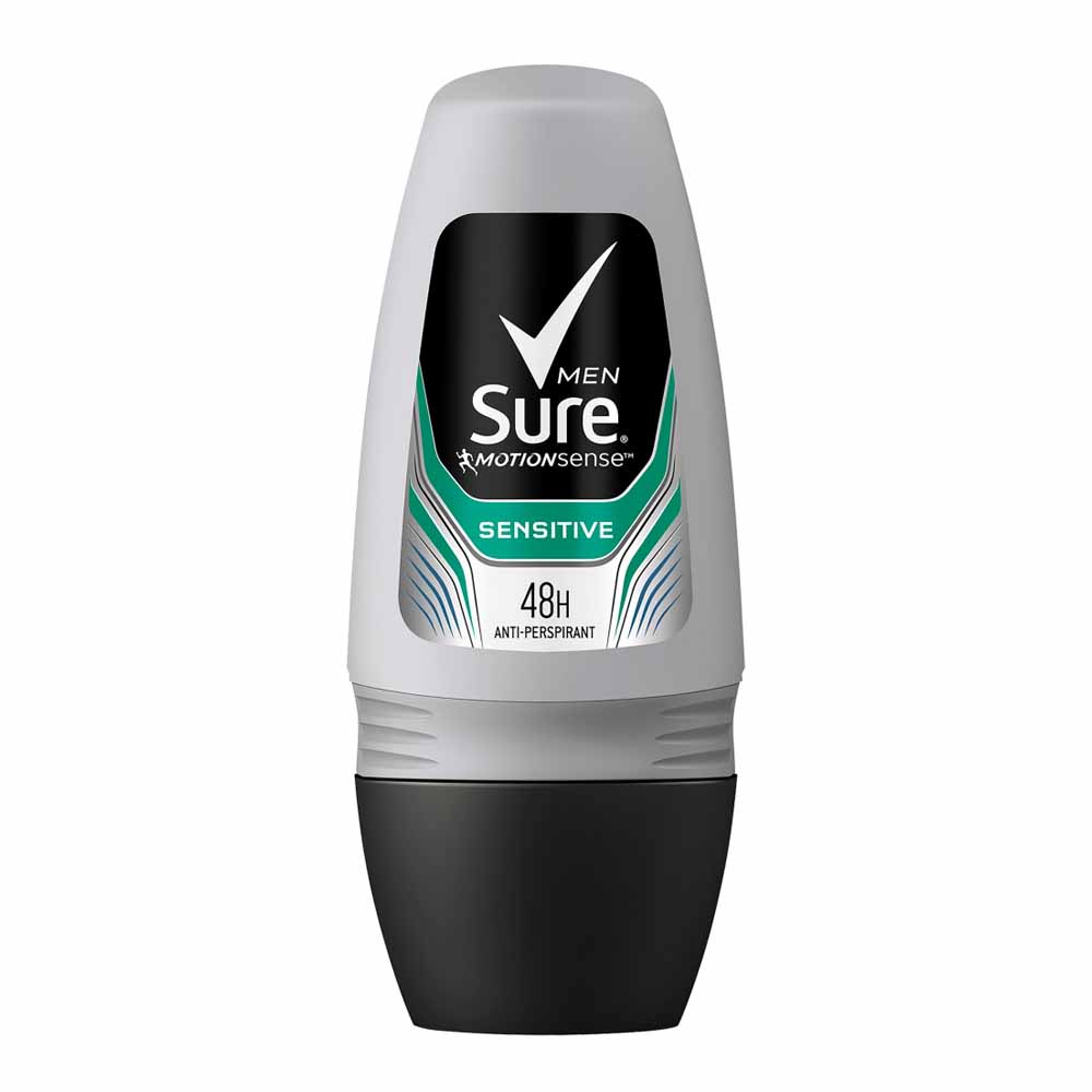 Sure Men Sensitive Roll On Deodorant 50ml Image 1