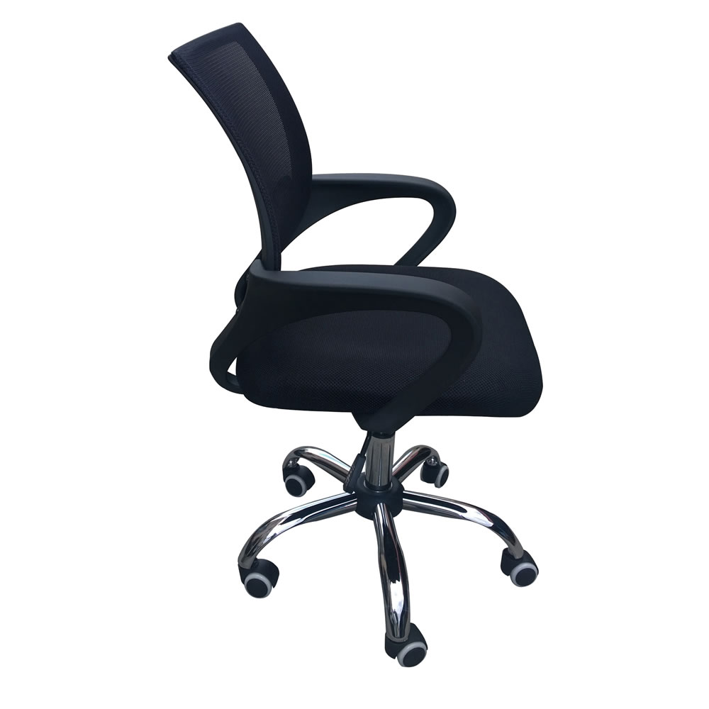 Tate Black Office Chair Image 2