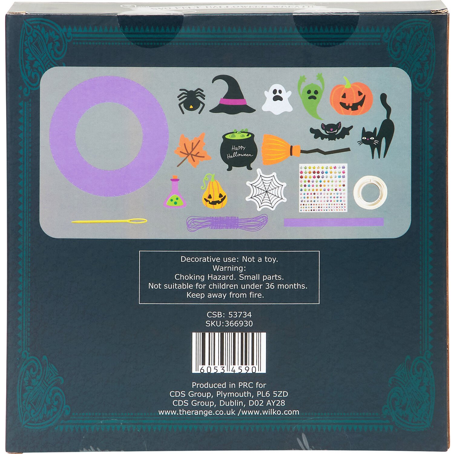 Sew Your Own Felt the Halloween Wreath Image 2