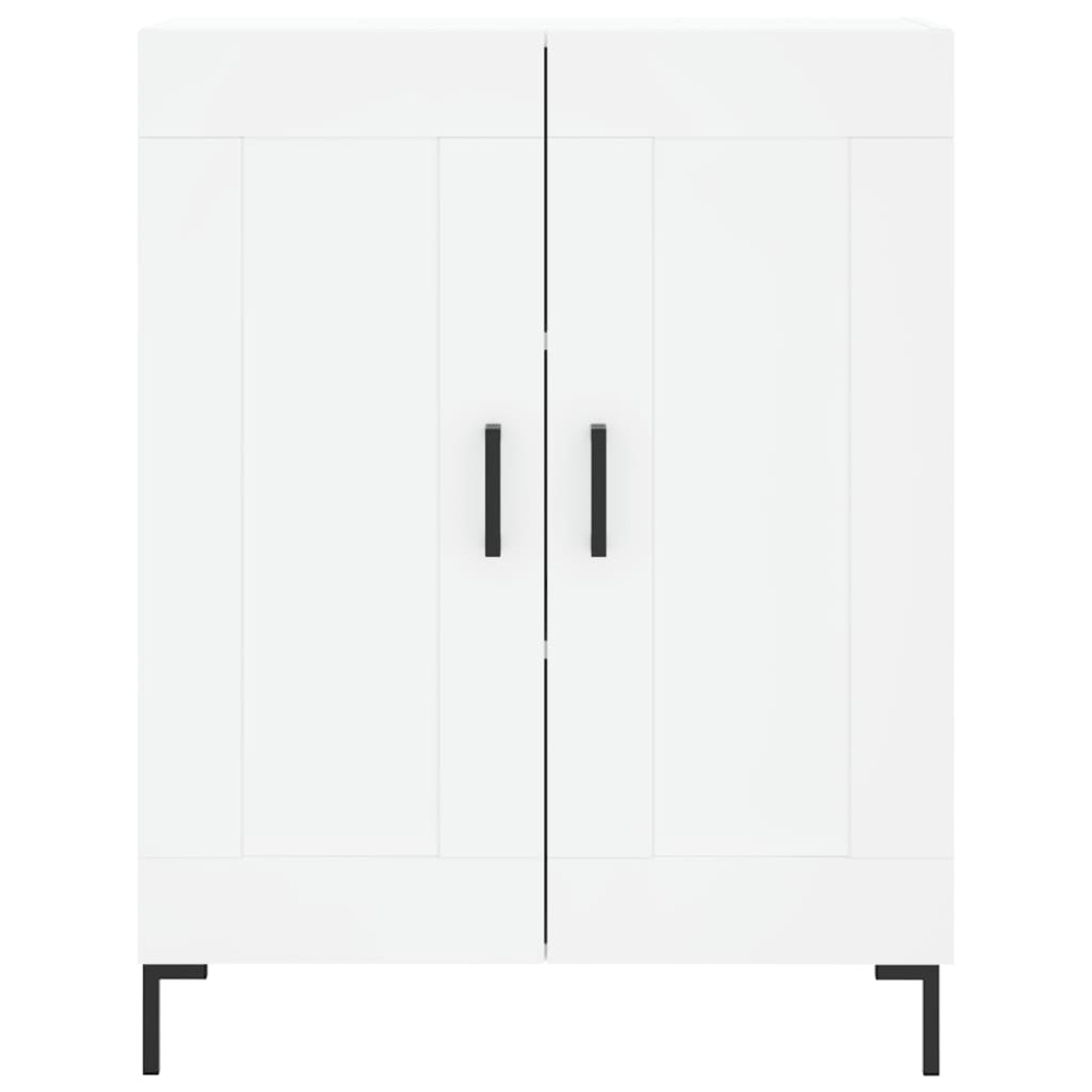 vidaXL 4 Door White Highboard Image 8